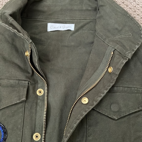 Citrus & Ginger Army Green Jacket - Picture 3 of 8